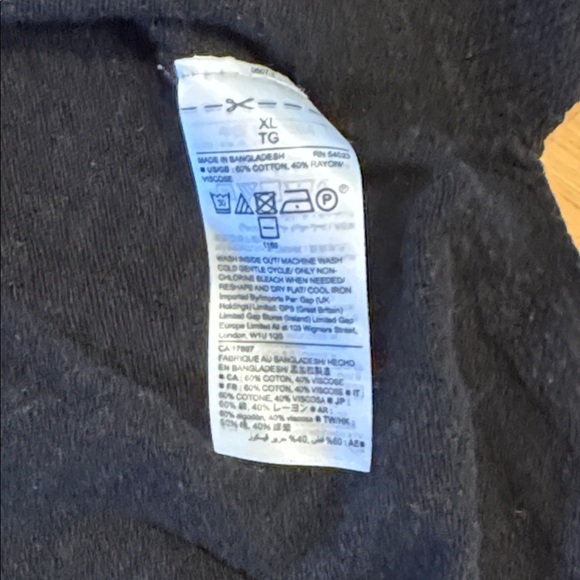 GAP | Black Cardigan Open Front Sweater | size XL - Picture 4 of 5